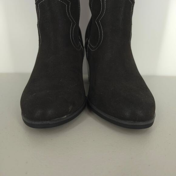 Torrid Tall Shaft Heeled Western Boot Black Size 9 WW NWT - Picture 5 of 14